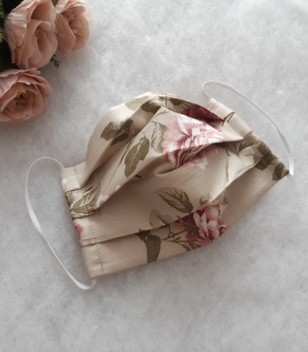 ULIZE Handmade Bē&scaron;a ar rozēm Face mask
