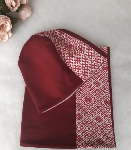 ULIZE Handmade  cotton hat with a warm fleece lining