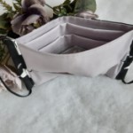 ULIZE Handmade  Melnbalta ar zirgiem un puķēm Children's Face mask