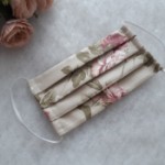 ULIZE Handmade Bē&scaron;a ar rozēm Face mask
