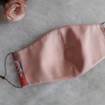 ULIZE Handmade Oranža eksotiska Face mask