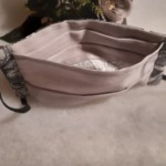 ULIZE Handmade Pelēka ar  tum&scaron;i pelēku rakstu Face mask