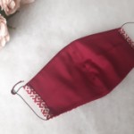 ULIZE Handmade Raiba AR LATVISKU RAKSTU Face mask
