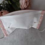 ULIZE Handmade Rozā ar krustiņiem un nullītēm Children's face mask