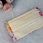 ULIZE Handmade Rozā rožu Face mask
