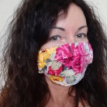 ULIZE Handmade Rozā rožu Face mask
