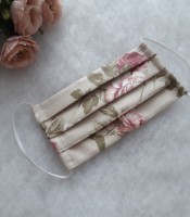 ULIZE Handmade Bē&scaron;a ar rozēm Face mask