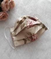 ULIZE Handmade Bē&scaron;a ar rozēm Face mask