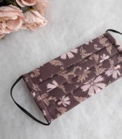 ULIZE Handmade Bordo ar rakstu Face mask