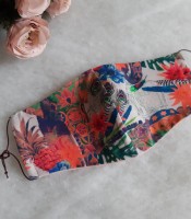 ULIZE Handmade Oranža eksotiska Face mask