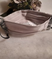 ULIZE Handmade Pelēka ar  tum&scaron;i pelēku rakstu Face mask