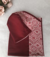 ULIZE Handmade  Cotton scarf with warm fleece lining
