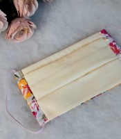 ULIZE Handmade Rozā rožu Face mask